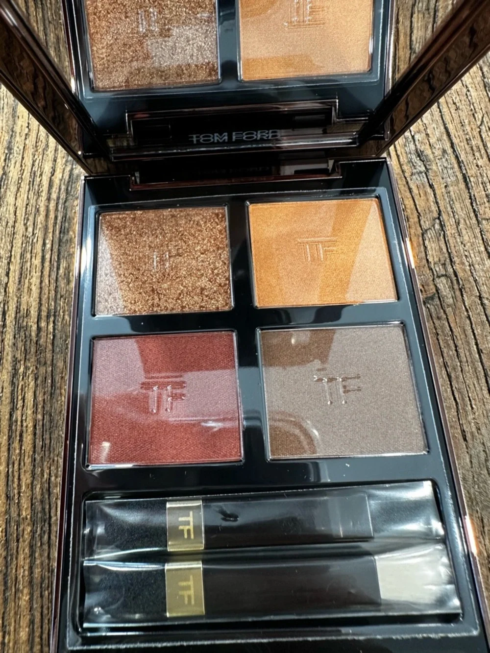 Tom Ford Eye Color Quad 26 Leopard Sun - Brown & Gold Palette
